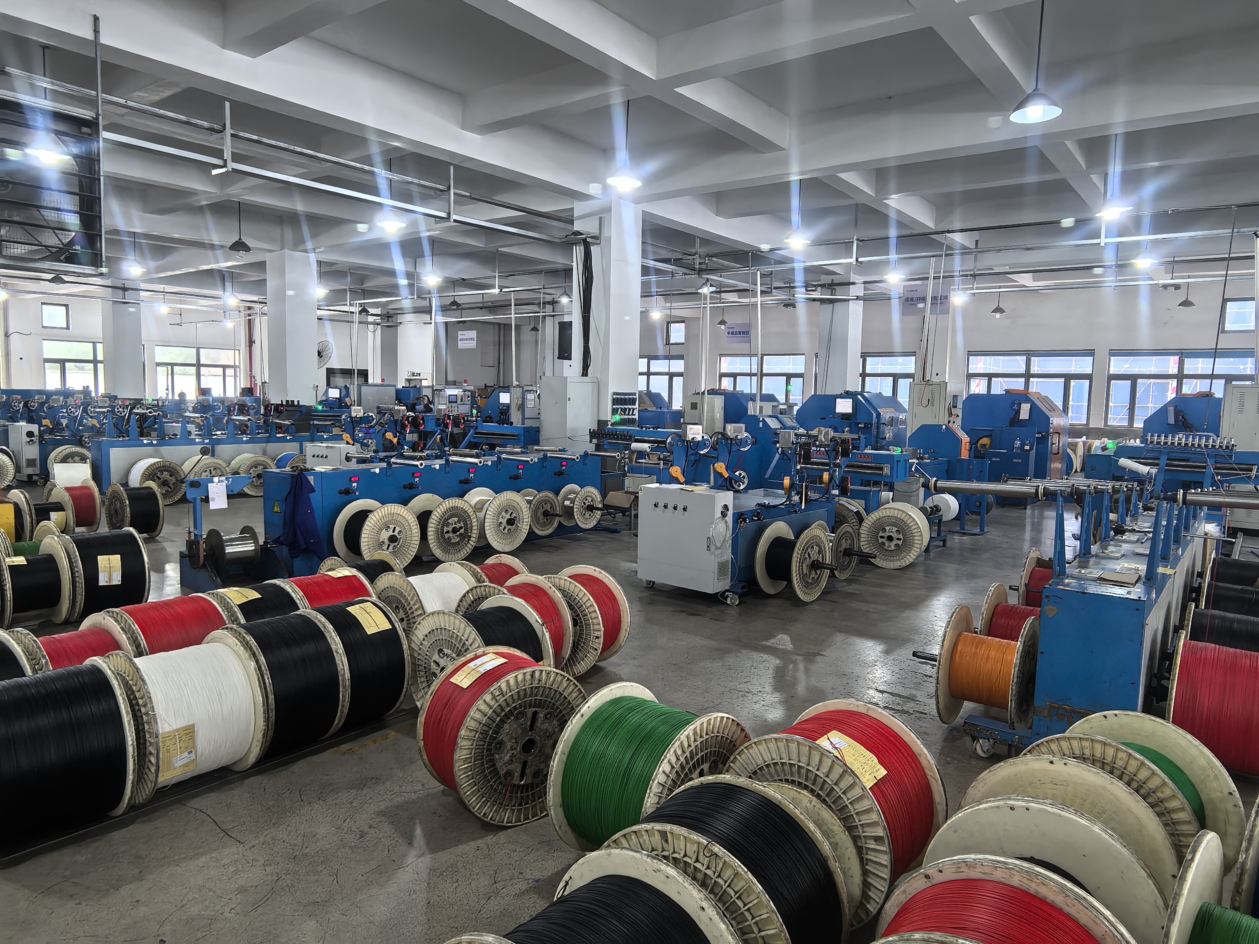 Fiber coating line